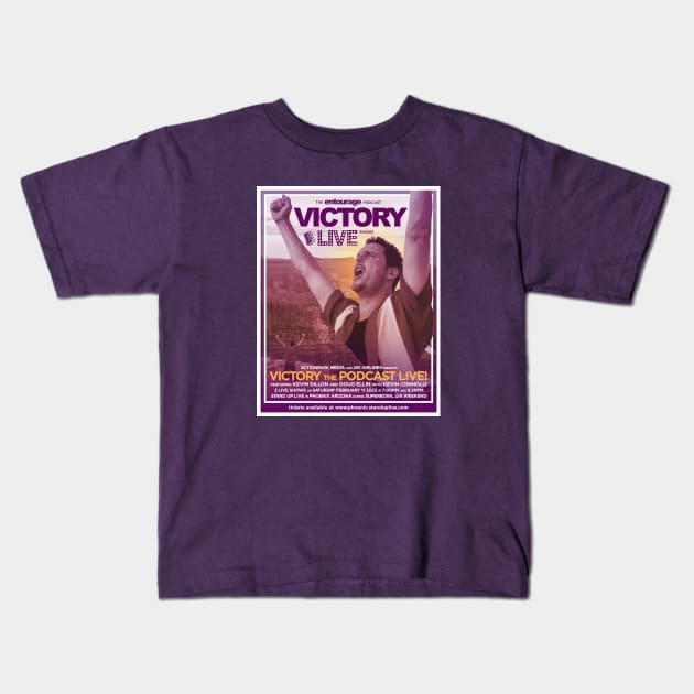 Victory Live Kids T-Shirt by nickbuccelli